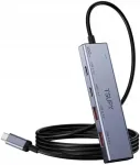 USB C jagaja TSUPY, 4 pordiga, 10 Gb/s