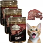 Wild Freedom RAW l&uuml;ofiliseeritud veiseliha maksakommid kassidele, 180 g, 100 % liha