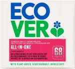Ecover All in One n&otilde;udepesutabletid, 68 tk, 1,36 kg