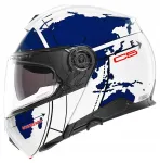 Motomootorratta kiiver SCHUBERTH C5 Globe sinine, suurus XL