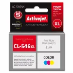 Activejet Canon CL-546XL tindikassett, v&auml;rviline, AC-546NX
