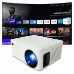 LED projektor Android 10 WiFi 5GHz BT 400 ANSI Full HD 200