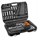 V&otilde;tmekomplekt Neo Tools 10-218, 300 osa, 1/2", 3/8", 1/4", satiinviimistlus