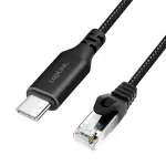 V&otilde;rguadapter LogiLink USB-C kuni RJ45, 7,5 m, aktiivne, CAT6 S/FTP
