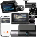 Autokaamera 70mai 4K HDR T800 eesmine ja sisemine, tagumine RC24 256GB m&auml;luga