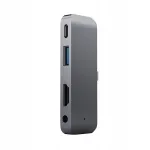 USB-C jaotur USB 3.0 ja 3,5 mm k&otilde;rvaklapipesaga