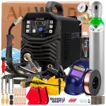 Keevitusmasin SPARTUS EASY MIG 210 LED, 230V, 200A, MMA, TIG, FLUX, 2T/4T
