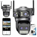 GOODRAM v&auml;litingimuste WiFi p&ouml;&ouml;rlev IP-kaamera 5MP 4x suumiga, QHD