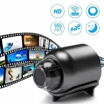 Mini WiFi videokaamera V1080P, lainurk, &ouml;&ouml;n&auml;gemine, toetab 32GB SD