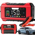 Autolaadija 12V/24V, 9-astmeline, LCD-ekraan