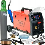 Keevitusmasin IDEAL PRAKTIK MIG 211 SYNERGY, MIG/MMA/TIG, 200A, 230V, FLUX, LED