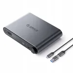 USB-C dokijaam Orico M.2 NVMe/SATA kettakorpusega, 3,5 mm audio, RJ45 ja HDMI