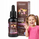 Laste vitamiinid A, D3, E, K2 tilgad Skoczylas ADEK Junior