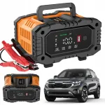 Automaatne akulaadija 12V/24V 10A LCD-ekraaniga