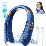 Kaasaskantav USB-C ventilaator LCD-ekraaniga, 5 režiimi