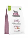Koeratoit Brit Care Sustainable Junior Large Breed kanalihaga ja putukatega, 3 kg