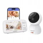 Beebimonitori video kaamera 4" WiFi, VOX, IR &ouml;&ouml;n&auml;gemine, 480P