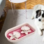 Koera aeglaste s&ouml;&ouml;detega kauss, takistab &uuml;les&ouml;&ouml;mise, punane