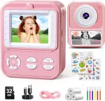 Laste kaamera printeriga 32GB roosa Korffe