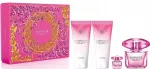 Parf&uuml;&uuml;mikomplekt Versace Bright Crystal Absol 90 ml EDP + 5 ml EDP + 100 ml BL + 100 ml geel