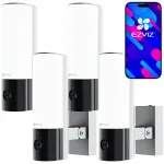 IP videokaamera WIFI EL3 4MP, LED lamp, numbrite tuvastamine