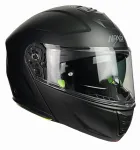 Mootorratta kiiver NAXA F07, XL, matt must, Pinlockiga