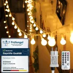 LED-kett mullidega, 30 m, 8 režiimi, puldiga juhtimine