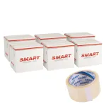 SMART l&auml;bipaistev kleepuv pakketeip, 48 mm x 50 jardi, 216 tk, 6 karpi