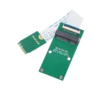 NGFF M.2 Key-A+E 2230 adapter miniPCIe ja FPC kaabliga