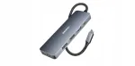USB hub Benfei 5in1, USB 3.0, USB-C, USB-A, HDMI 4K, 100W