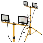 Halogeen-LED ehitusprožektor lampe koos statiiviga 2x 50W 4500K