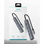 USB-C 5-&uuml;hes jagaja: HDMI 4K 30Hz, 1Gbps Ethernet, USB3 5Gbps, 3 USB-A