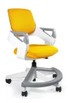Laste ergonoomiline tool ROOKEE, kollane, reguleeritav, 4&ndash;14 aastat