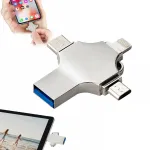 256 GB USB m&auml;lupulk, 4 &uuml;hendust (USB-C, Lightning, Micro-USB, Type-C), OTG, Windows