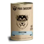 Koerakonservid PAKA ZWIERZAKA hirveliha ja l&otilde;hega, 400 g