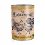 Wiejska Zagroda m&auml;rg kassitoit kassipoegadele, kalkun ja kana, 400 g