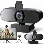 Internetikaamera 4K Ultra HD, 2 mikrofoni, privaatsuskate ja USB-ga