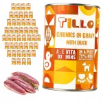 Tillo m&auml;rg kassitoit linnuliha t&uuml;kkidega kastmes, 48 x 415 g