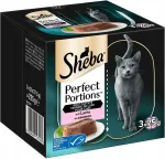 Sheba PERFECT PORTIONS m&auml;rg kassitoit l&otilde;hega, 3 pakki, iga&uuml;hes 2 x 37,5 g