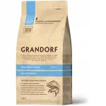 Kuivtoit tubastele t&auml;iskasvanud kassidele GRANDORF valge kalaga ja kalkunilihaga, 2 kg