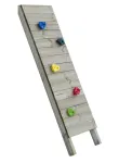 Puidust ronimissein m&auml;ngumajale, 170x54 cm, lastele