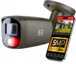 V&auml;lise PoE IP-kaamera 5MPx, kaks valgusrežiimi, heliga, liikumise tuvastusega, IP67, hall
