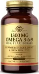 Toidulisand SOLGAR Omega 3-6-9, 60 kapslit, DHA, EPA