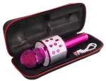 Juhtmevaba Bluetooth karaokemikrofon karbiga