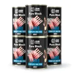 John Dog Pure Black koeratoit lambalihaga t&auml;iskasvanutele, 6 x 400 g