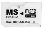 Adapter Dual MicroSD MS ProDuo jaoks