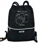 Fotoaparaadile m&otilde;eldud seljakott fotograafile, must