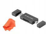 JJC USB / USB-C SD ja microSD m&auml;lukaardi lugeja