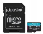 KINGSTON 64 GB m&auml;lukaart koos adapteriga