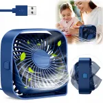 USB mini lauaventilaator TOPK K50, sinine